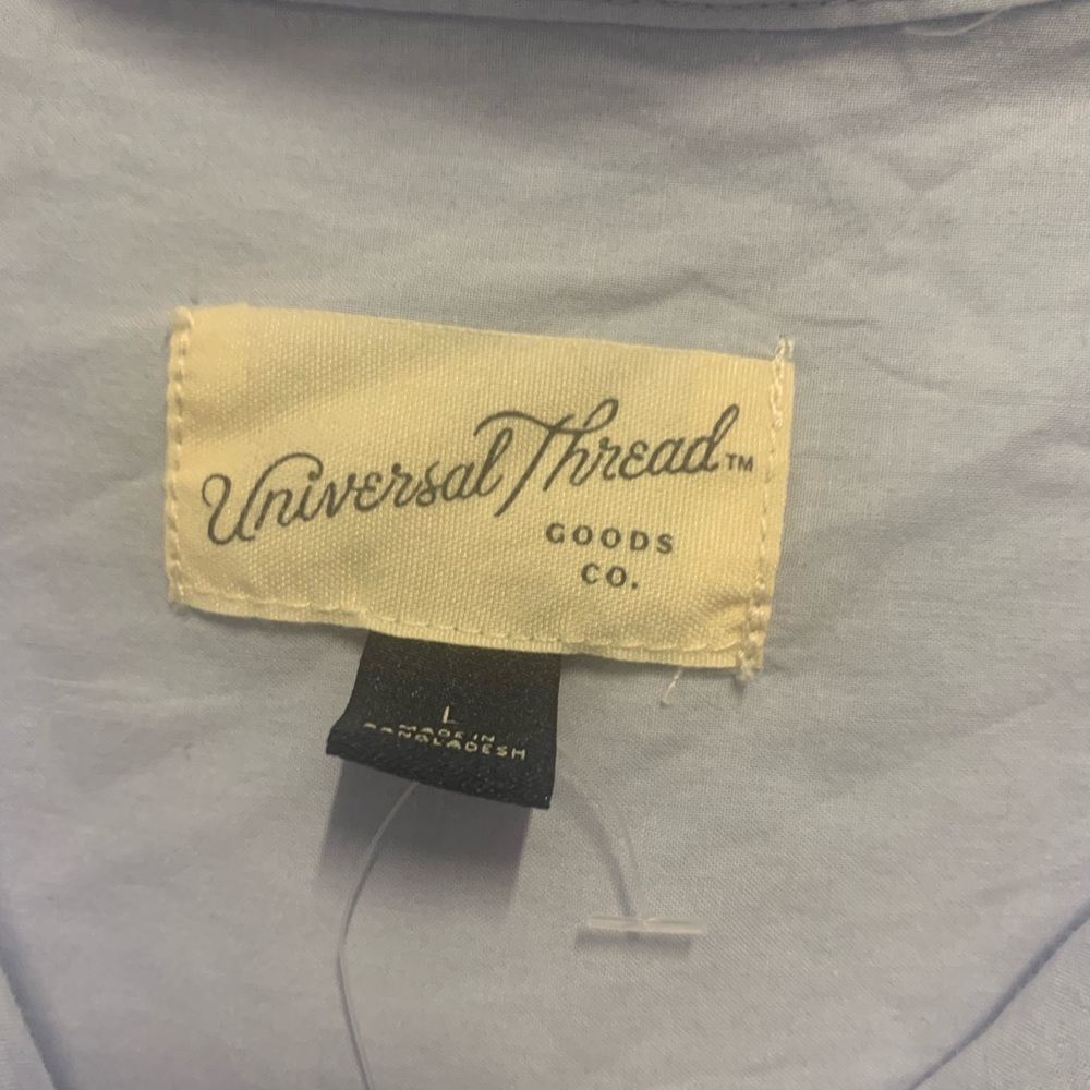 Universal Thread Blue Casual Shirt Accessories